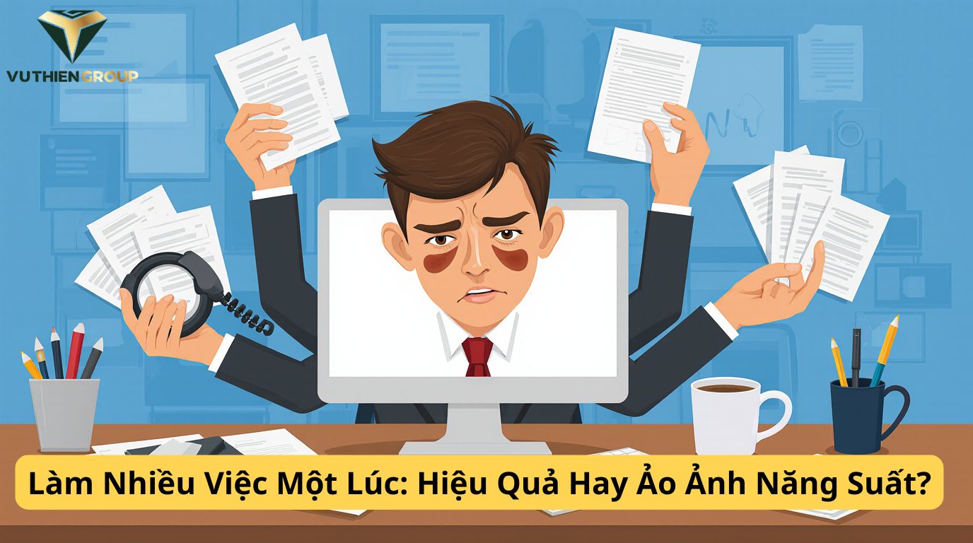 Làm Nhiều Việc Một Lúc Hiệu Quả Hay Ảo Ảnh Năng Suất