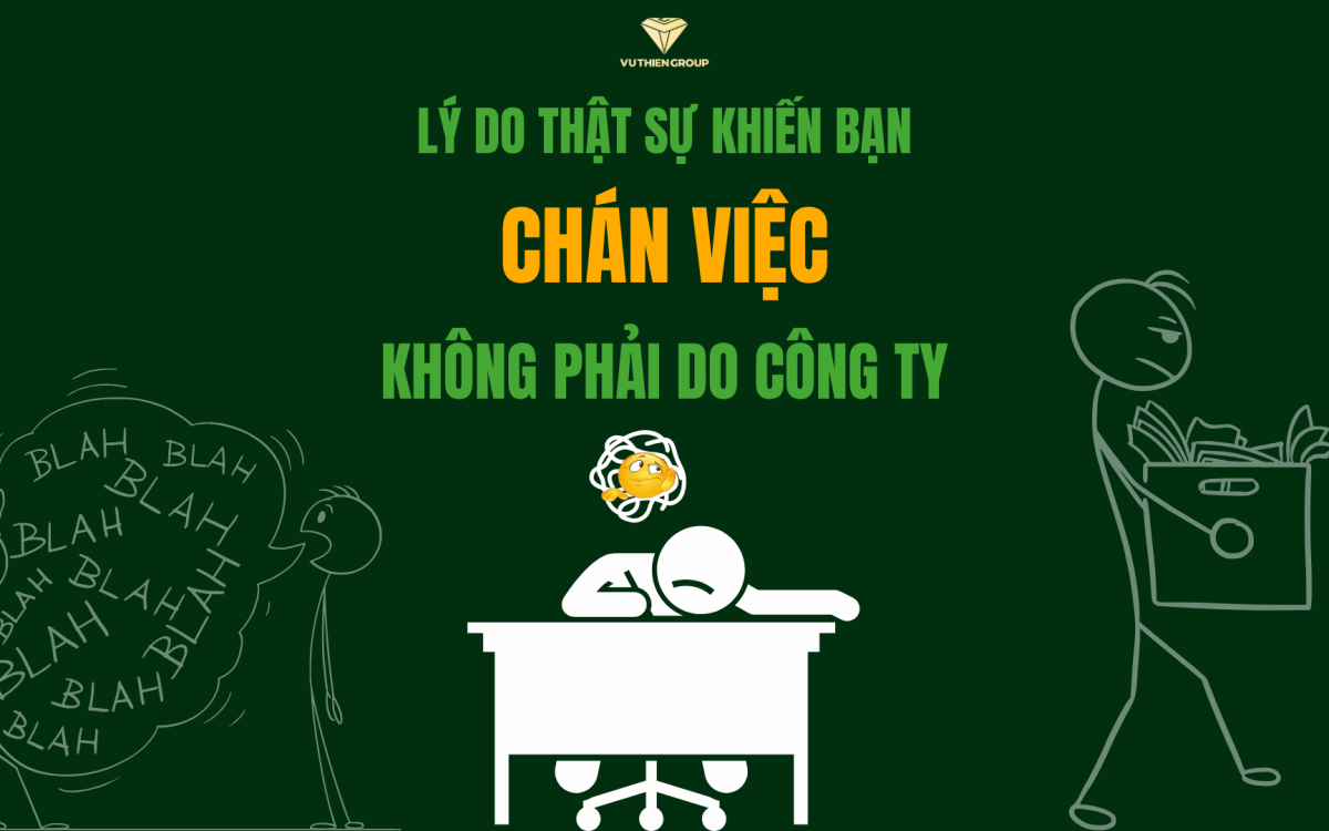 Lý do thật sự khiến bạn “chán việc” không phải do công ty