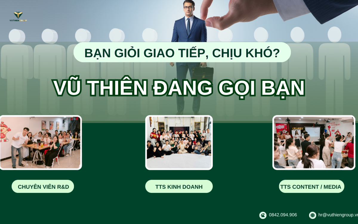 Bạn Giỏi Giao Tiếp & Chịu Khó? – F&B Gọi Bạn Đó!