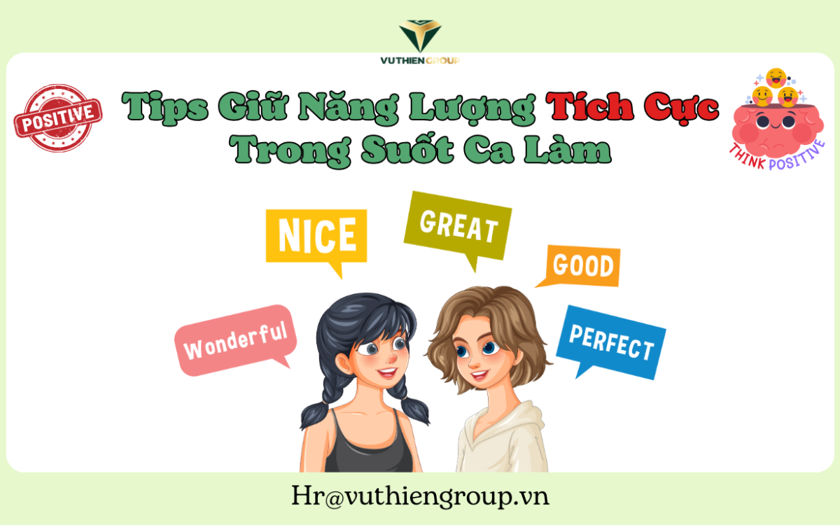 Tips Giữ Năng Lượng Tích Cực Trong Suốt Ca Làm