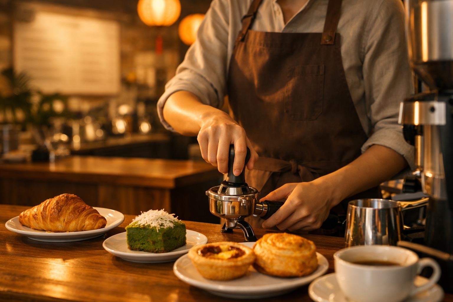 Nghề F&B — pha chế tại quán cà phê